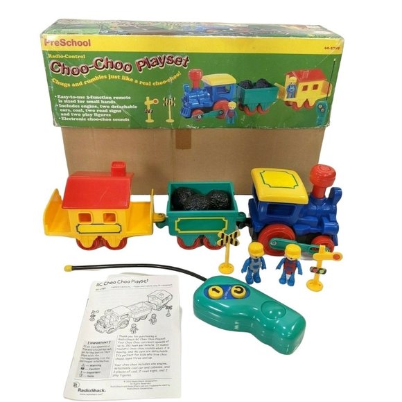 Radio Shack Radio-Controlled Choo Choo Playset COMPLETE W/Original Box-From 2002 - Picture 1 of 9